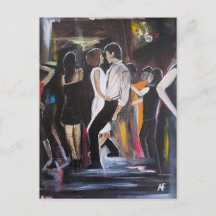 Mambo Night Painting by Alfred Fox Postcard
