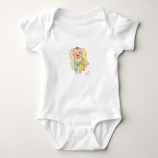 Mameluco con punto de jersey para bebés baby bodysuit