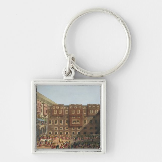 Mamelukes Exercising in the Square of Mourad Bey's Key Ring (Front)