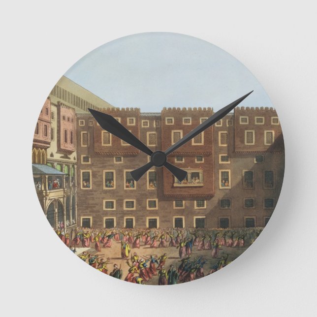 Mamelukes Exercising in the Square of Mourad Bey's Round Clock (Front)