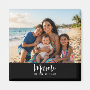 Mami Established Photo Mother's Day Magnet