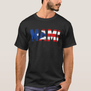 Mami Puerto Rico Flag Pride Mothers Day Puerto Ric T-Shirt
