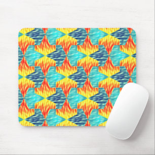 Mamluks Djinns Fire and Water Pattern Mouse Pad