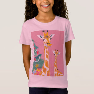 Mamma giraffe and baby T-Shirt