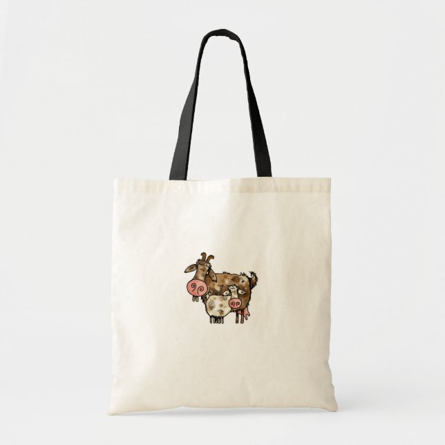 mamma goat tote bag (Front)