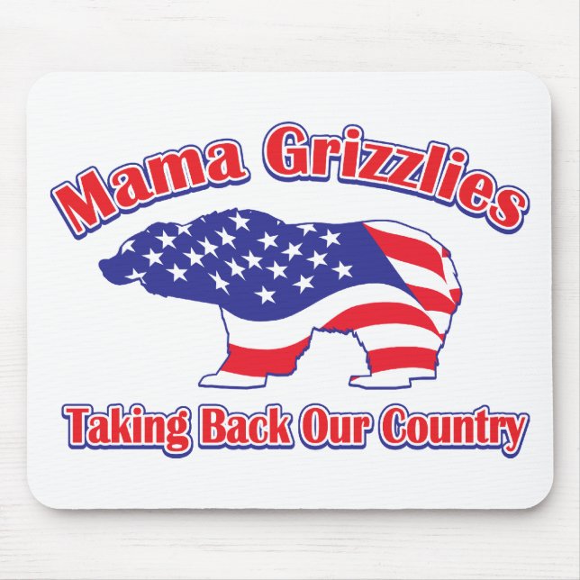 Mamma-Grizzly Mouse Pad (Front)