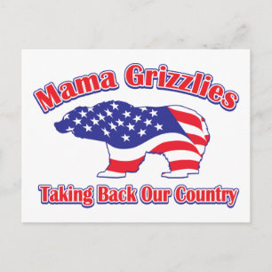 Mamma-Grizzly Postcard