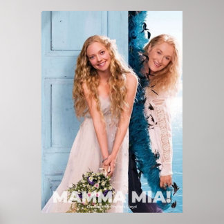 Mamma Mia alternative minimalist movie Poster