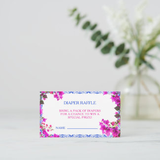 Mamma Mia Baby Shower Diaper Raffle Enclosure Card
