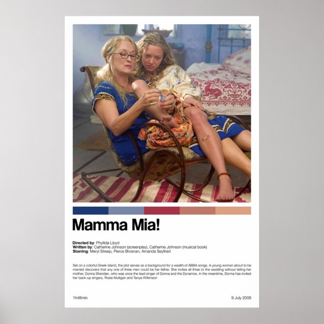 Mamma Mia movie Print  (Front)