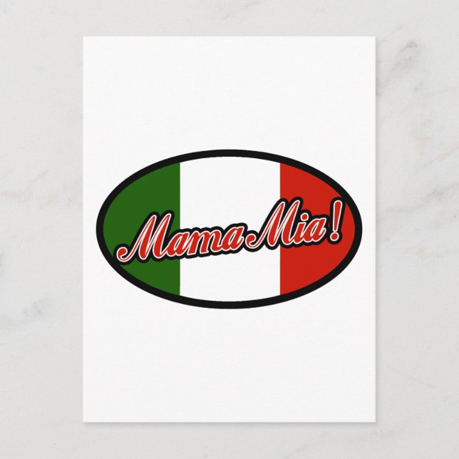 Mamma Mia! Postcard (Front)