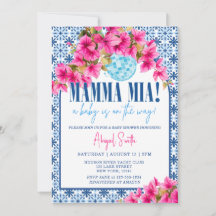 Mamma Mia She's having a baby Baby Shower