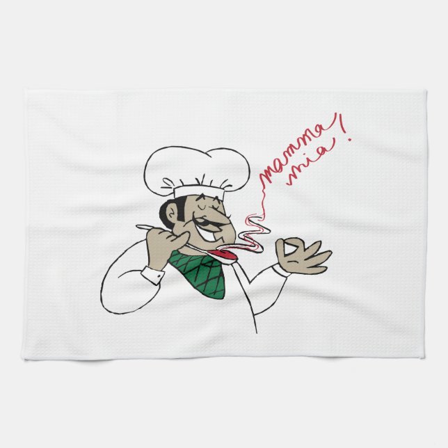 Mamma Mia Tea Towel (Horizontal)