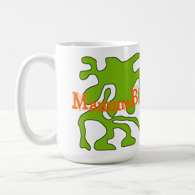 MammaBASIL Design Mug! Coffee Mug (Left)