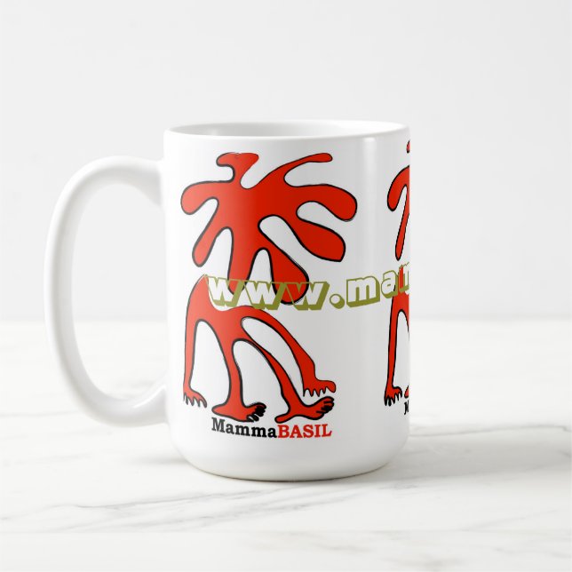 MammaBASIL Logo Mug (Left)