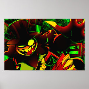 Mammon Halloween Slasher   Helluva Boss   Poster