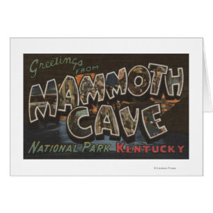 Mammoth Cave, Kentucky - Large Letter Scenes
