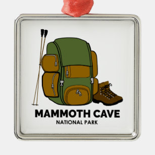 Mammoth Cave National Park Backpack Metal Tree Decoration