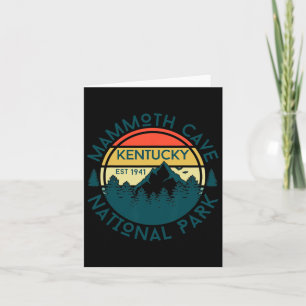 Mammoth Cave National Park Kentucky Hiking Nature Card
