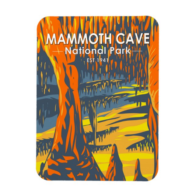 Mammoth Cave National Park Kentucky  Magnet (Vertical)