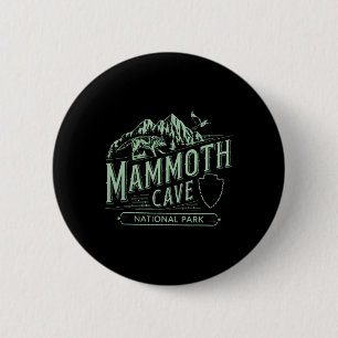 Mammoth Cave National Park Kentucky Nature Hiking 6 Cm Round Badge