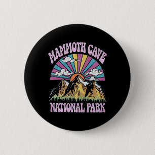Mammoth Cave National Park Kentucky Nature Hiking 6 Cm Round Badge