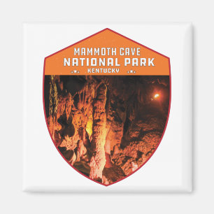 Mammoth Cave National Park Kentucky vintage retro Magnet
