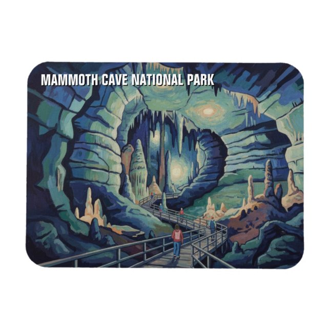 Mammoth Cave National Park Landscape Magnet (Horizontal)