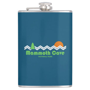 Mammoth Cave National Park Retro Hip Flask