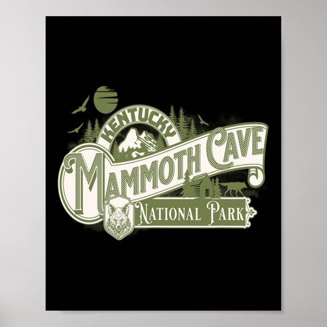Mammoth Cave National Park Scenic Trail Explorer H Poster (Front)