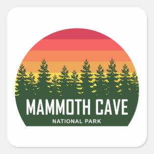 Mammoth Cave National Park Square Sticker
