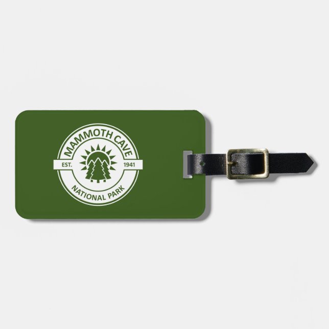 Mammoth Cave National Park Sun Trees Luggage Tag (Front Horizontal)