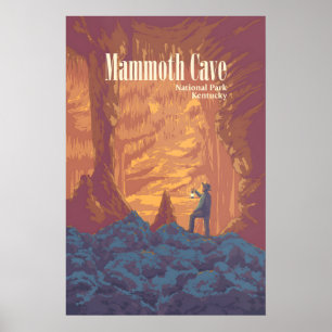 Mammoth Cave National Park Travel Poster