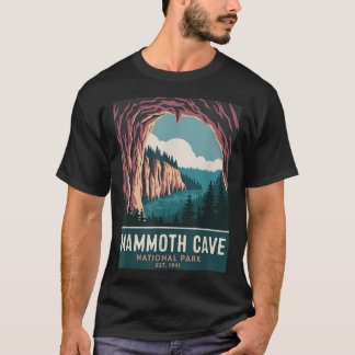 Mammoth Cave National Park Vintage Camping T-Shirt