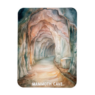 Mammoth Cave National Park Watercolor  Magnet
