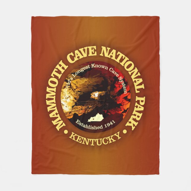 Mammoth Cave NP2 Fleece Blanket (Front)