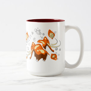 Mammoth Cave Painting With Entoptics Two-Tone Coffee Mug