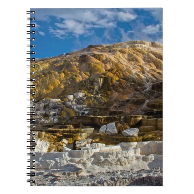Mammoth Hot Spring Spiral Notebook (Front)