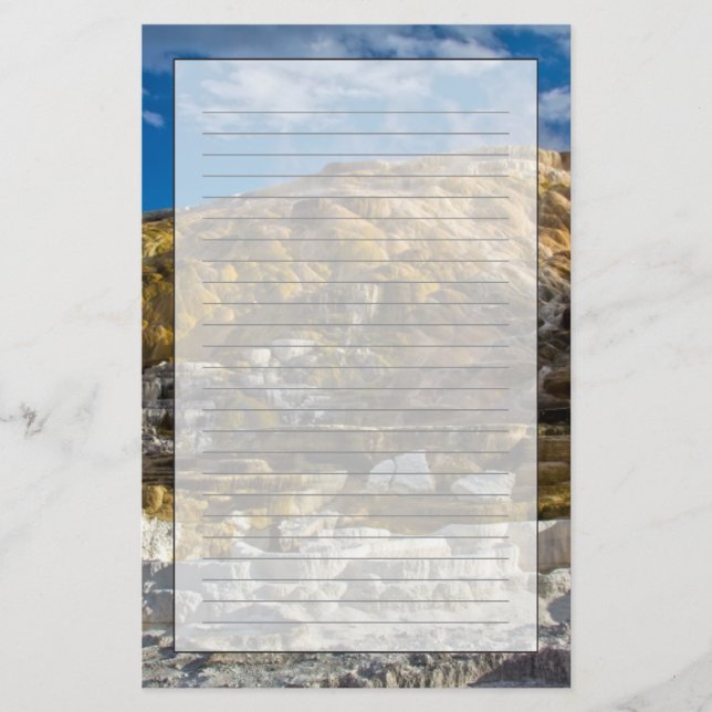 Mammoth Hot Spring Stationery (Front)