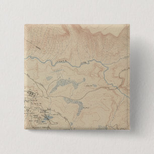 Mammoth Hot Springs and Vicinity 2 15 Cm Square Badge