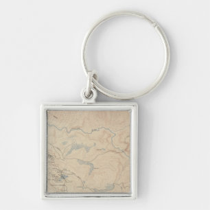 Mammoth Hot Springs and Vicinity 2 Key Ring