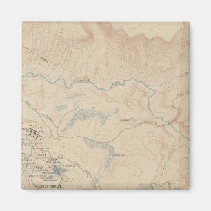 Mammoth Hot Springs and Vicinity 2 Magnet