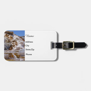 Mammoth Hot Springs Luggage Tag