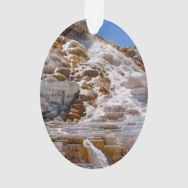 Mammoth Hot Springs Ornament (Back)