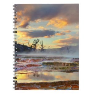 Mammoth Hot Springs Spiral Notebook