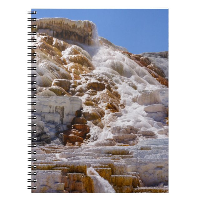 Mammoth Hot Springs Spiral Notebook (Front)