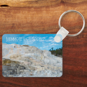 Mammoth Hot Springs Yellowstone National Park Key Ring
