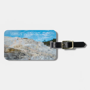 Mammoth Hot Springs Yellowstone National Park Luggage Tag