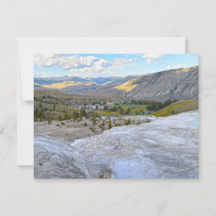 Mammoth Hot Springs, Yellowstone National Park Postcard
