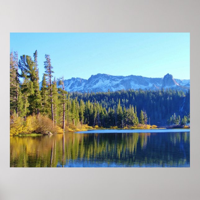MAMMOTH LAKES AREA WITH FALL REFLECTIONS POSTER (Front)